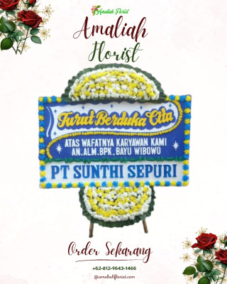 Papan Bunga Duka di Mojoagung