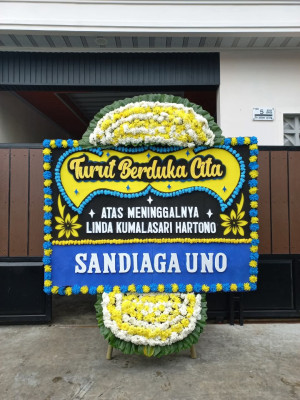 Papan Bunga Duka di Mojoagung