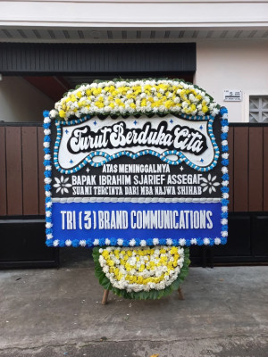 Papan Bunga Duka di Mojoagung